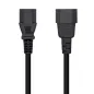 Cable Alimentación Aisens A132-0466- C13 Hembra - C14 Macho- Hasta 1500W- 3m- Negro