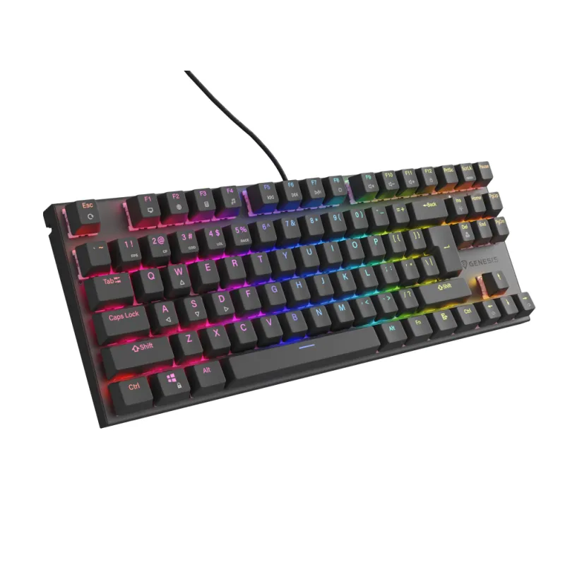 TECLADO GAMING GENESIS THOR 303 USB RETROILUMINADO MECANICO NEGRO TECLADO GAMING GENESIS THOR 303 USB RETROILUMINADO MECANICO NEGRO