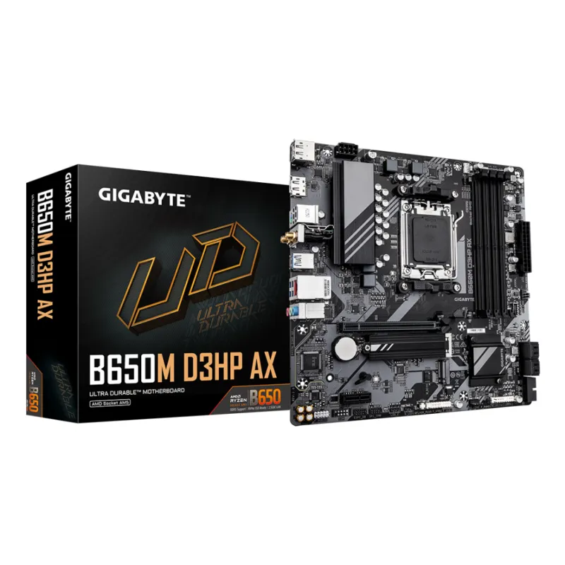 PLACA BASE GIGABYTE B650M D3HP AX AM5 MATX 4XDDR5