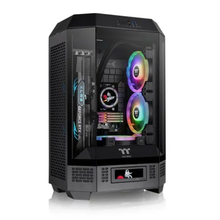 CAJA THERMALTAKE THE TOWER T300 ATX 2XUSB 3-0 SIN FUENTE NEGRO