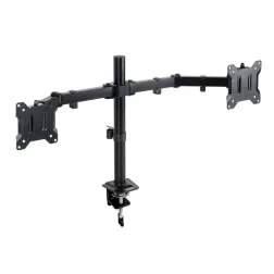 SOPORTE TOOQ MESA GIRA INCLI 2 BRAZOS 17-27" NEGRO