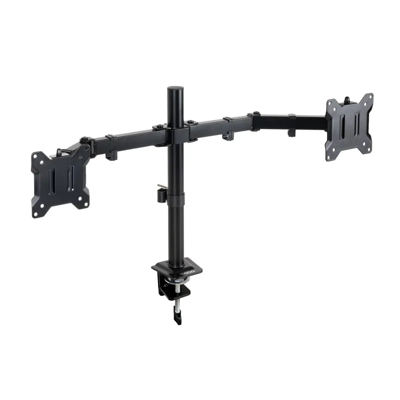 Soporte de Mesa para 2 Monitores TooQ DB1802TN-B- Giratorio- Inclinable- hasta 8kg