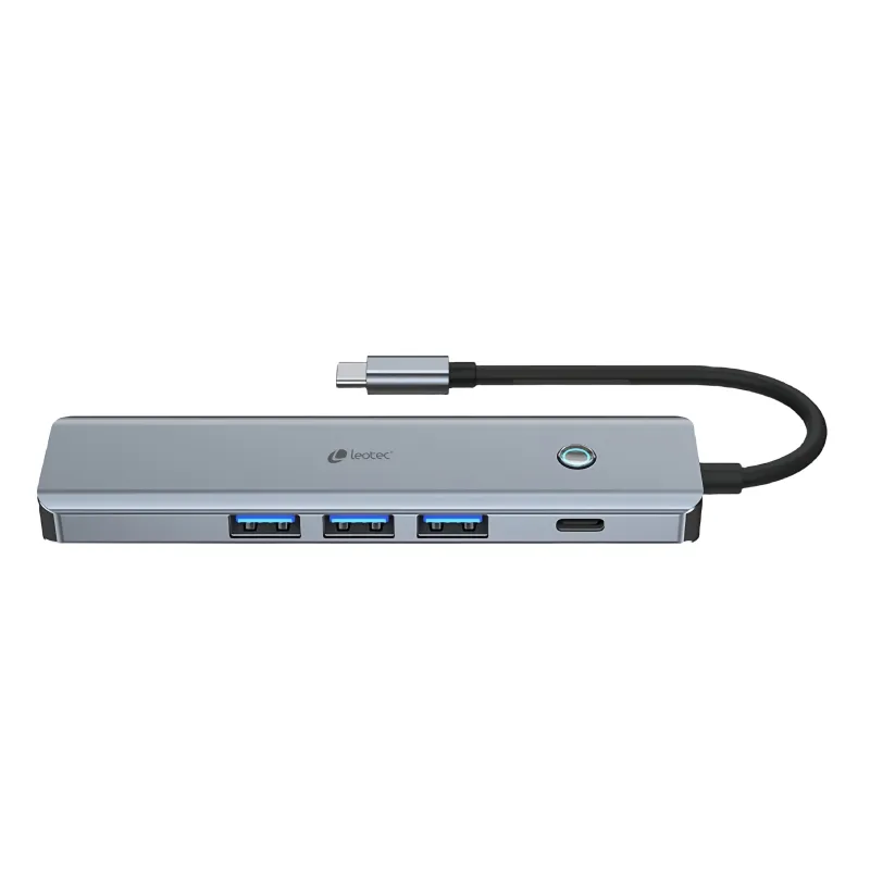 LEOTEC DOCKING STATION 6-1 1USB-C PD100 POWER&DATOS 3USB3-0 1HDMI 4K 30HZ LEOTEC DOCKING STATION 6-1 1USB-C PD100 POWER&DATOS 3USB3-0 1HDMI 4K 30HZ