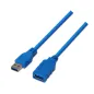 CABLE AISENS USB 3-0 TIPO A-M-A-H AZUL 1-0M CABLE AISENS USB 3-0 TIPO A-M-A-H AZUL 1-0M