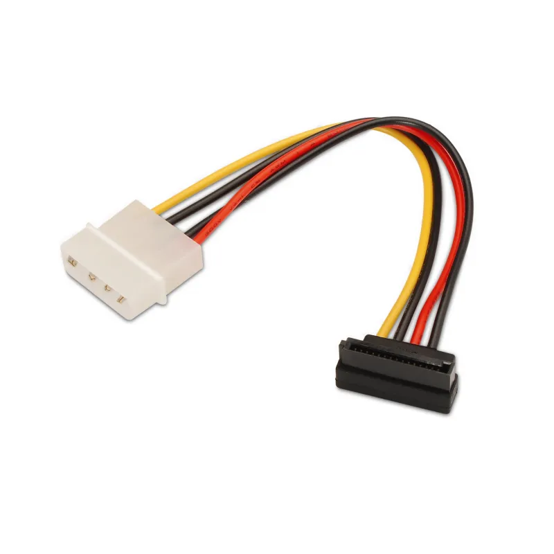 CABLE AISENS SATA ALIMENTACION ACODADO MOLEX 4PIN M-SATA-H 16CM