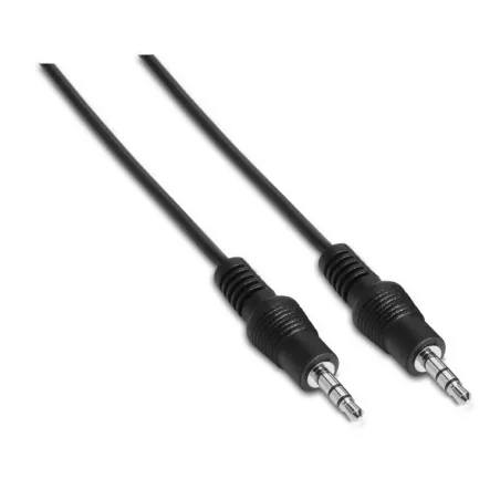 Cable Estéreo Aisens A128-0144- Jack 3-5 Macho - Jack 3-5 Macho- Hasta 0-1W- 10m- Negro