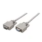 Cable Serie RS232 Aisens A112-0065- DB9 Macho - DB9 Hembra- Hasta 0-15W- 1-6Mbps- 1-8m- Beige