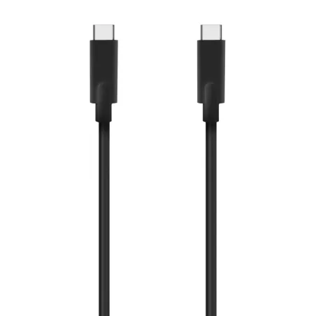 Cable USB 3-2 Tipo-C Aisens A107-0707 5GBPS 3A 60W- USB Tipo-C Macho - USB Tipo-C Macho- Hasta 60W- 5Gbps- 5m- Negro