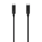 Cable USB 3-2 Tipo-C Aisens A107-0707 5GBPS 3A 60W- USB Tipo-C Macho - USB Tipo-C Macho- Hasta 60W- 5Gbps- 5m- Negro