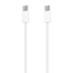 CABLE AISENS USB 2-0 3A 60W APPLE USB-C-M-USB-C-M BLANCO 1-0M