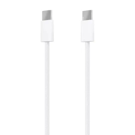Cable USB 2-0 Tipo-C Aisens A107-0855- USB Tipo-C Macho - USB Macho- Hasta 60W- 480Mbps- 1m- Blanco