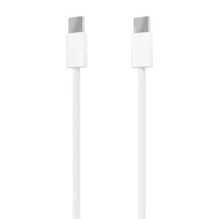 Cable USB 2-0 Tipo-C Aisens A107-0856- USB Tipo-C Macho - USB Tipo-C Macho- Hasta 60W- 480Mbps- 2m- Blanco