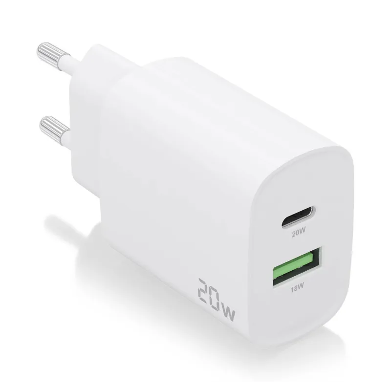 CARGADOR AISENS 20W 1XUSB-C PD3-0 1XUSB-A QC3-0 BLANCO CARGADOR AISENS 20W 1XUSB-C PD3-0 1XUSB-A QC3-0 BLANCO