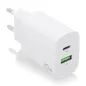 CARGADOR AISENS 20W 1XUSB-C PD3-0 1XUSB-A QC3-0 BLANCO CARGADOR AISENS 20W 1XUSB-C PD3-0 1XUSB-A QC3-0 BLANCO