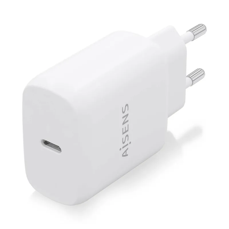 Cargador de Pared Aisens A110-0756- 1xUSB Tipo-C- 25W