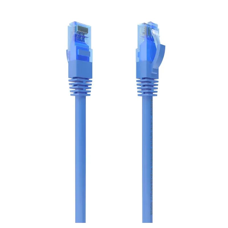 CABLE RED AISENS LATIGUILLO RJ45 CAT-6 UTP AWG26 CCA AZUL 5-0M