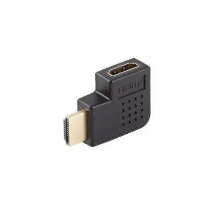 Adaptador hdmi 4k lanberg macho - hembra angulo