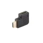 Adaptador hdmi 4k lanberg macho - hembra angulo