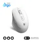 RATON SUBBLIM CURVE ERGO DUAL BLANCO BLUETOOTH BATERIA RECARGABLE