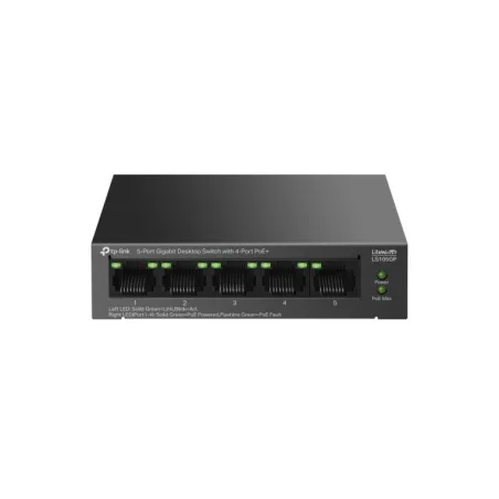 Switch TP-Link LS105GP 5 Puertos- RJ-45 10-100-1000 PoE+
