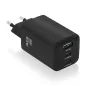 Cargador de Pared GaN Aisens ASCH-65W3P042-BK- 2xUSB Tipo-C- 1xUSB- 65W
