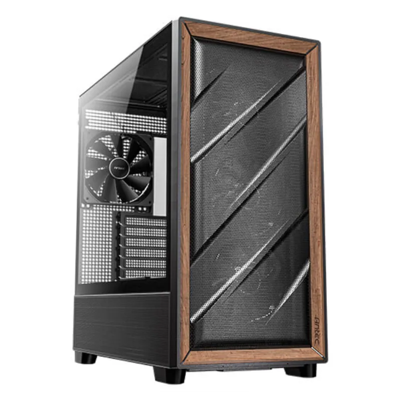 CAJA GAMING ANTEC FLUX E-ATX 2XUSB3-0 ,1XTYPE C 10GBPS S-F WOOD