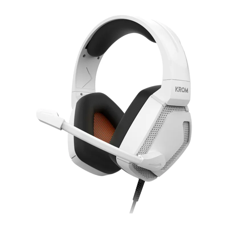 AURICULAR GAMING KROM KOPA PRO STEREO BLANCO AURICULAR GAMING KROM KOPA PRO STEREO BLANCO