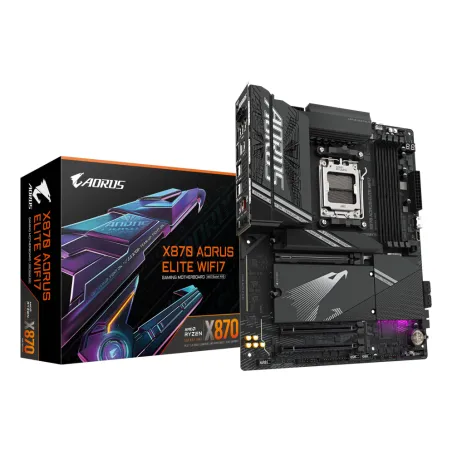 PLACA BASE GIGABYTE X870 AORUS ELITE WIFI7 AM5 ATX 4XDDR5