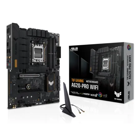 PLACA BASE ASUS TUF GAMING A620M-PRO WIFI AM5 MATX 4XDDR5