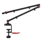 BRAZO PARA MICROFONO GENESIS THULIUM 500 CON SOPORTE PARA AURICULARES BRAZO PARA MICROFONO GENESIS THULIUM 500 CON SOPORTE PARA AURICULARES