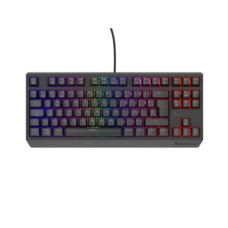 TECLADO GAMING GENESIS THOR230 TKL ES USB RETROILUMINADO MECANICO NEGRO