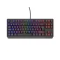 TECLADO GAMING GENESIS THOR230 TKL ES USB RETROILUMINADO MECANICO NEGRO