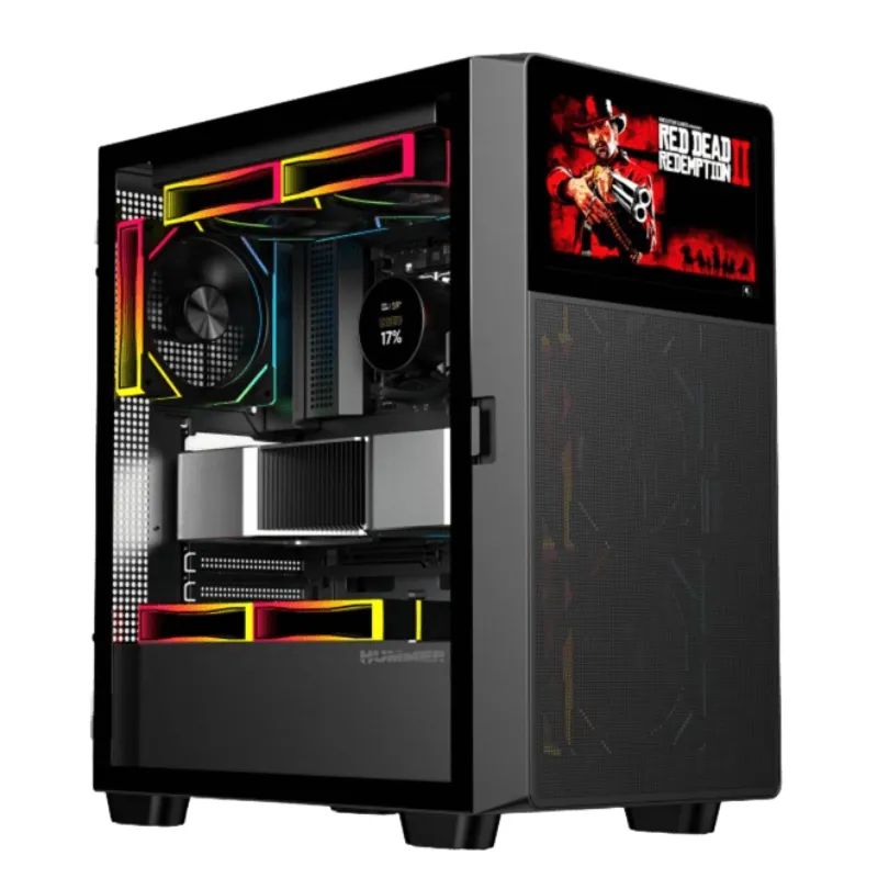 CAJA ATX NOX HUMMER BIOS PANTALLA LCD 8''
