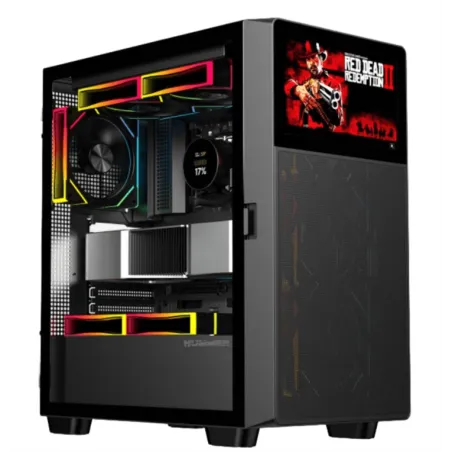 CAJA ATX NOX HUMMER BIOS PANTALLA LCD 8''