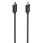 Cable USB 4-0 Tipo-C Aisens A156-0868- USB Tipo-C Macho - USB Tipo-C Macho- Hasta 240W- 40Gbps- 1-5m- Gris
