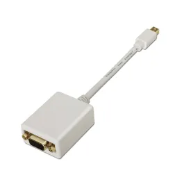 CONVERSOR AISENS MINI DISPLAYPORT A SVGA MDP-M-SVGA-H BLANCO 15CM