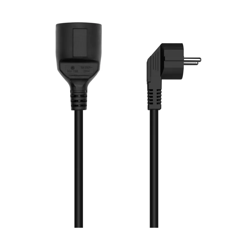 CABLE AISENS ALARGADOR ALIMENTACION SCHUKO CEE7-M-CEE7-H 3mts