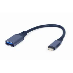 ADAPTADOR GEMBIRD USB-C A OTG (CM-AF) GRIS ESPACIAL