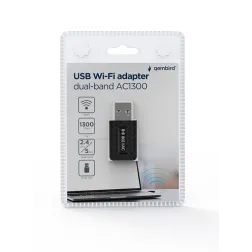 ADAPTADOR GEMBIRD WI-FI USB AC1300 DE BANDA DUAL COMPACTO