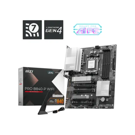 PLACA BASE MSI PRO B840-P WIFI ATX AM5 DDR5