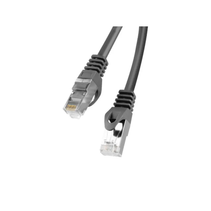 CABLE RED LANBERG LATIGUILLO CAT-6 FTP 5M NEGRO FLUKE PASSED