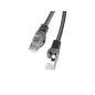 CABLE RED LANBERG LATIGUILLO CAT-6 FTP 5M NEGRO FLUKE PASSED