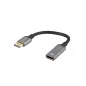 ADAPTADOR LANBERG 4K DISPLAYPORT MACHO-HDMI HEMBRA 20CM