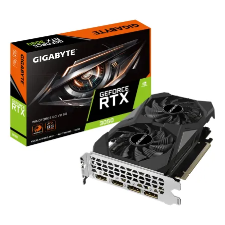 TARJETA GRAFICA GIGABYTE RTX 3050 WINDFORCE OC V2 6GB GDDR6 DLSS3