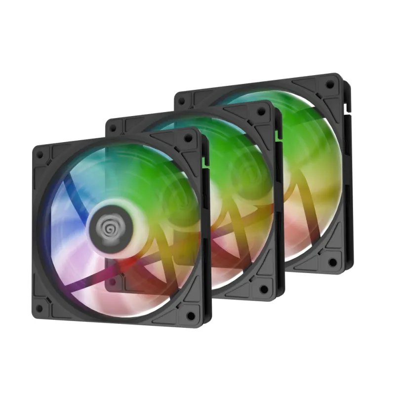 VENTILADOR GENESIS OXAL 120 ARGB NEGRO PACK 3 UDS