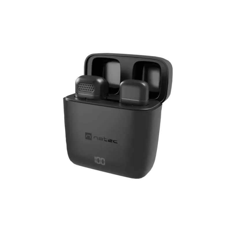 MICROFONO PARA SMARTPHONE NATEC HOPPER LAVALIER WIRELESS LIGHTNING