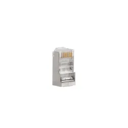 CONECTOR LANBERG CAT-6 FTP 8P8C PASS THROUGH TYPE PACK 100 UDS