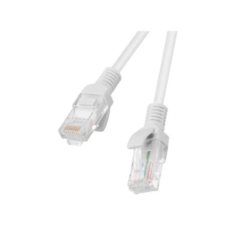 CABLE RED LANBERG LATIGUILLO CAT-6 UTP CCA 2M GRIS PACK 10 UDS FLUKE PASSED