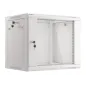 ARMARIO LANBERG MURAL 9U 600X450 RACK 19 FLAT PACK V2 PUERTA CRISTAL GRIS