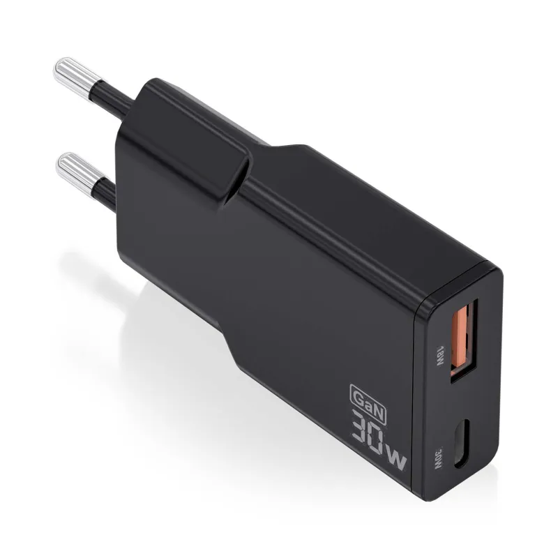 CARGADOR AISENS GAN ULTRA DELGADO 30W USB-C PD3-0 QC4-0 USB-A QC3-0 CARGADOR AISENS GAN ULTRA DELGADO 30W USB-C PD3-0 QC4-0 USB-A QC3-0